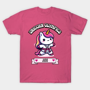 Judo Unicorn Olympics🥋🦄 - Ippon Cuteness! T-Shirt